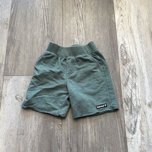 Timberland Olive Green Knit Pull-On Shorts